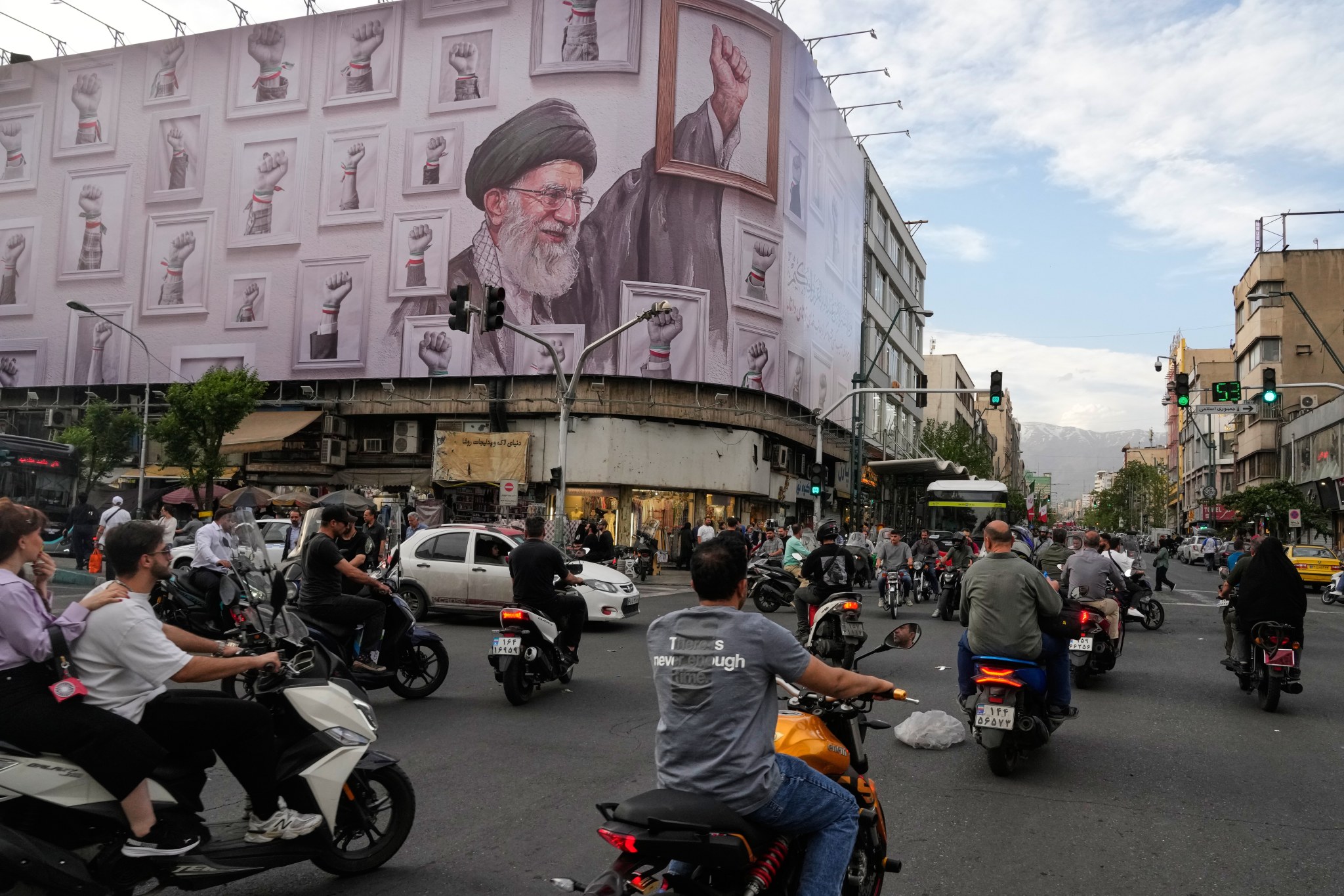 In Iran, regime officials who survived the war intended to kill them appear in public for dayslong funeral of the late Supreme Leader Khamenei
