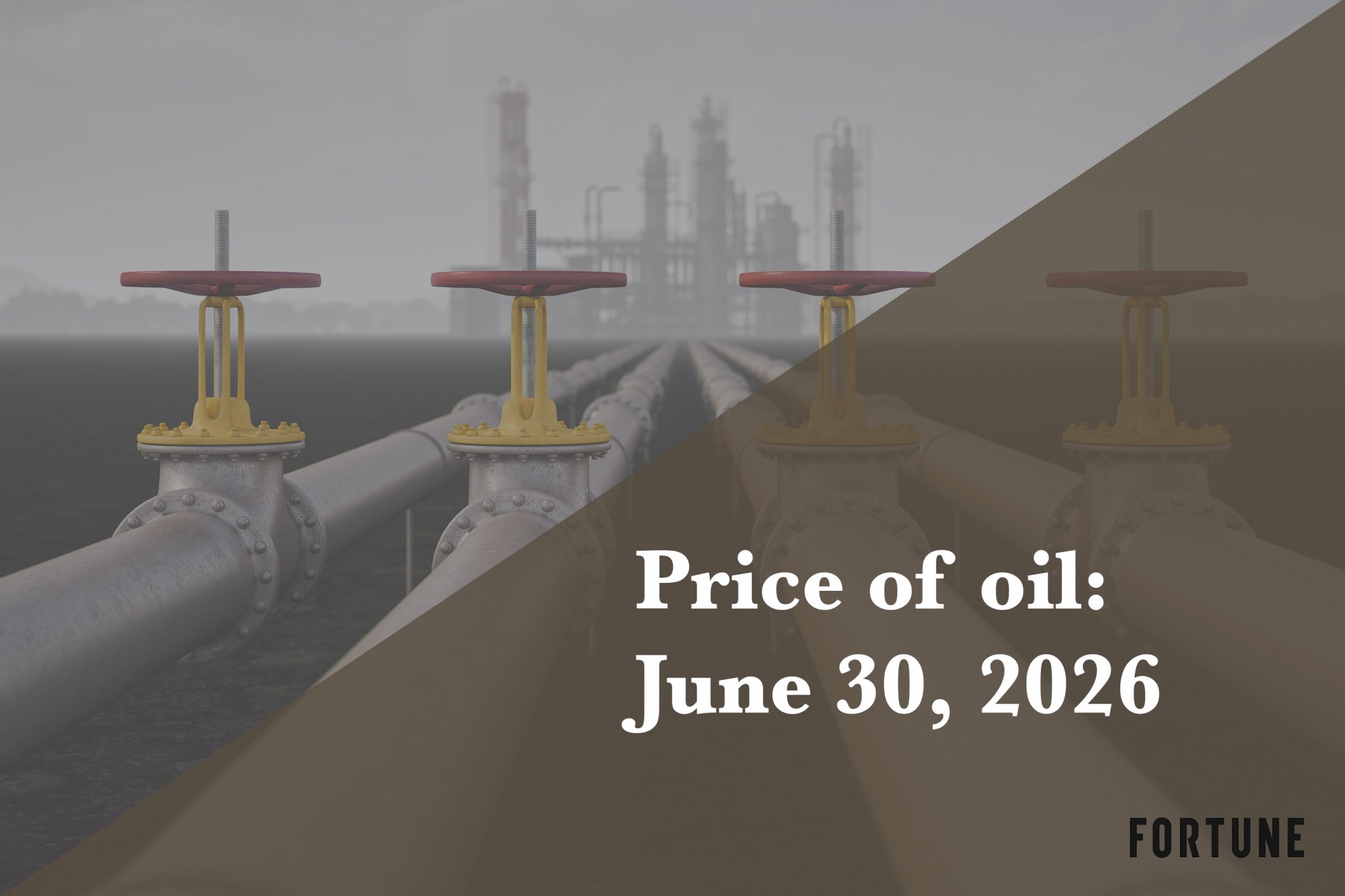 Current price of oil as of June 30 2026