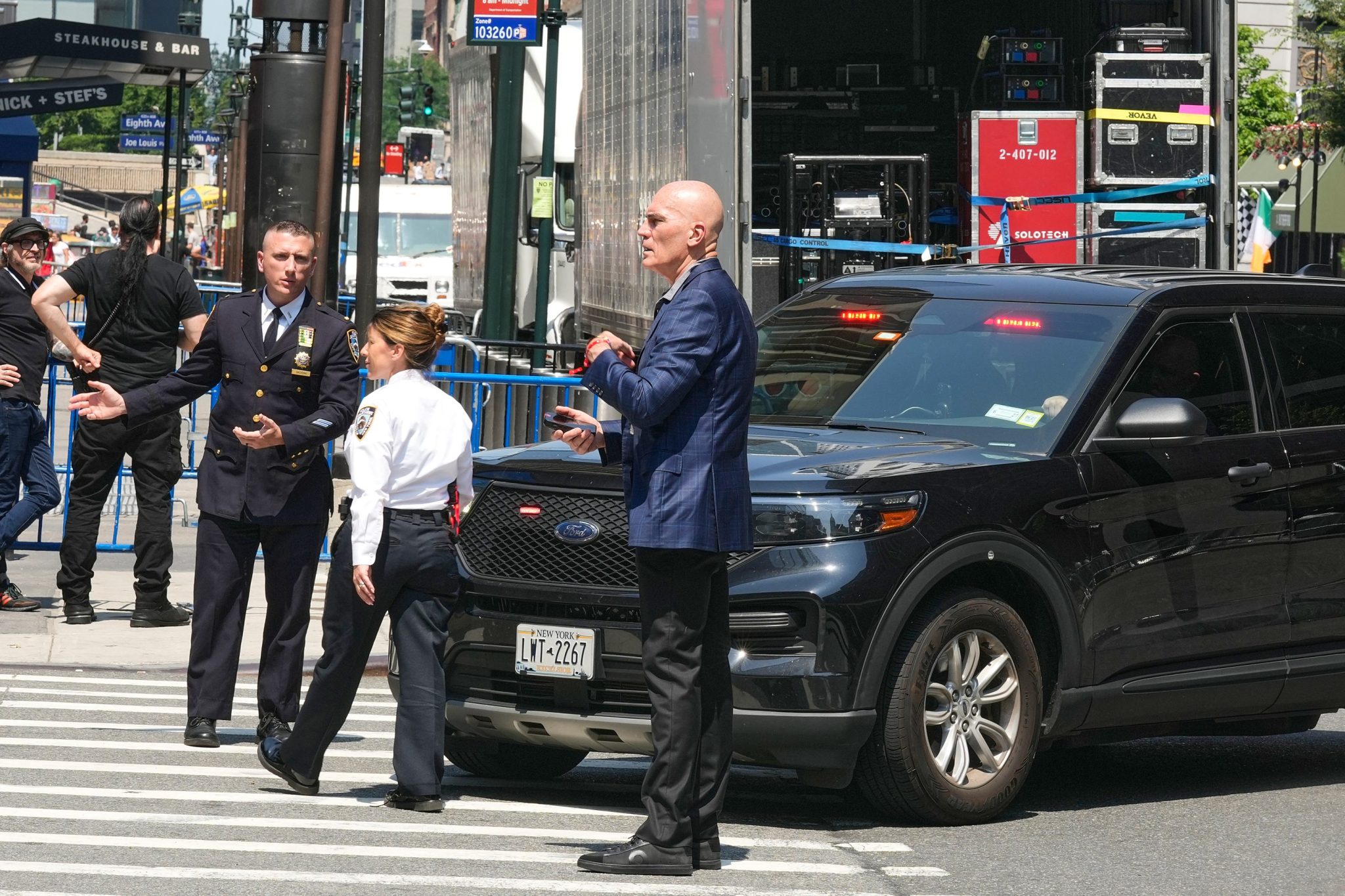 No holiday for New York City cops, who get a heat wave, World Cup and a Taylor Swift wedding at MSG